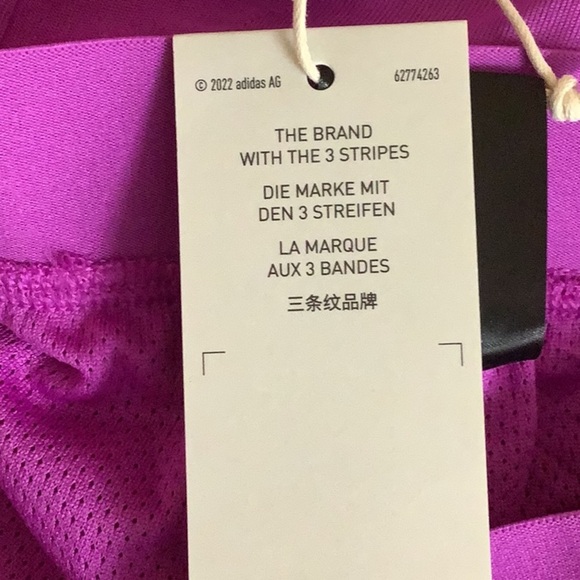 ADIDAS Size 3X Purple Burst Multi Sport W/Tiro J3 Shoin Shorts. MSRP $40 New - Picture 10 of 12